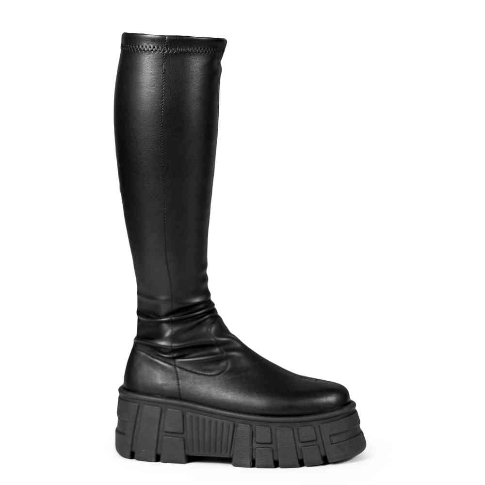 Altercore - Londo Bottes de plate-forme - Noir